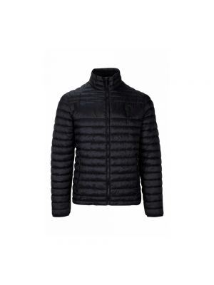 Czarna pikowana kurtka puchowa Karl Lagerfeld
