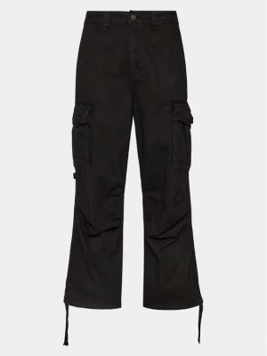 Cargo kalhoty se vzorem rybí kosti Bdg Urban Outfitters černé