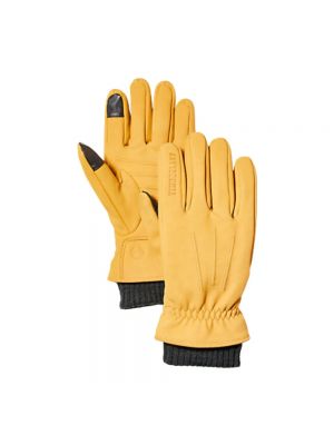 Rękawiczki zamszowe Timberland żółte