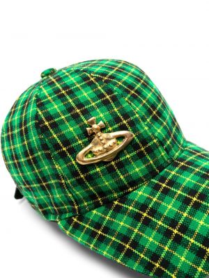 Kepurė su snapeliu Vivienne Westwood žalia