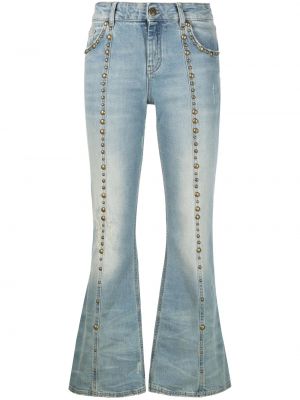 Relaxed fit jeans 7/8 Blumarine blå