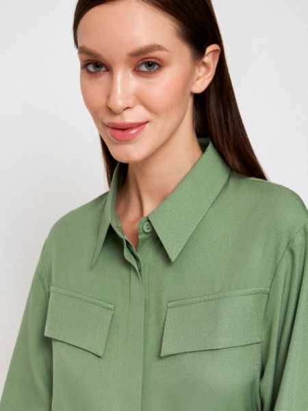Платье-рубашка Concept Club зеленое
