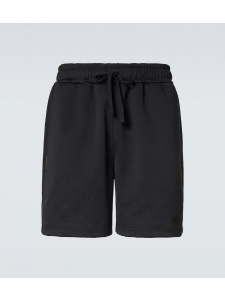 Broderade shorts Gucci svart