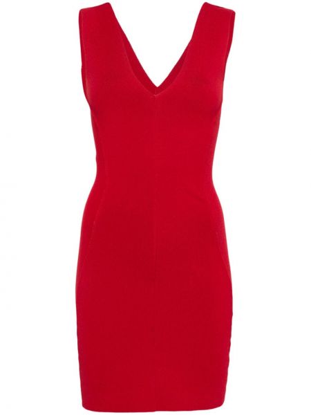 Mini haljina s v-izrezom Rick Owens Drkshdw crvena