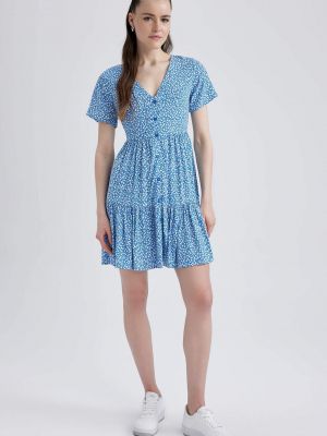 Сукня міні з v-подібним вирізом з коротким рукавом Defacto