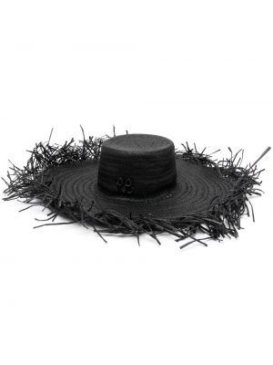 Oversized kapa z obrobami Ruslan Baginskiy črna