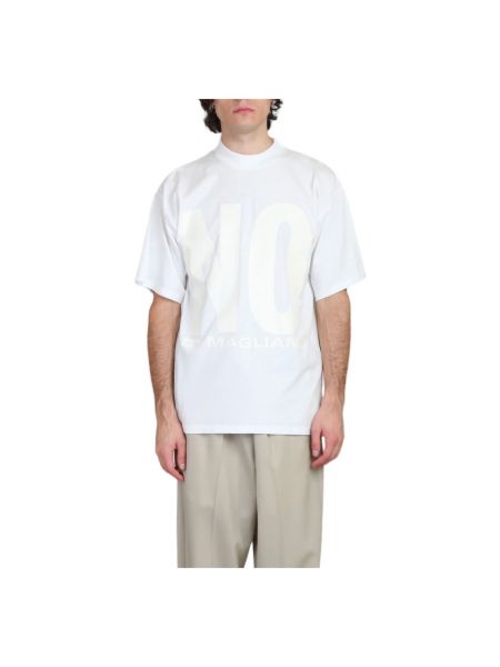Hemd mit print Magliano weiß