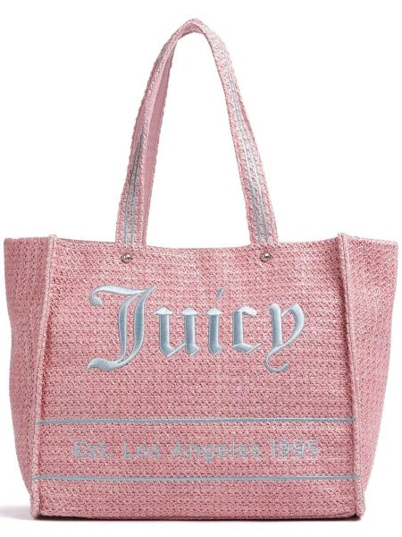 Розовая сумка шоппер Juicy Couture