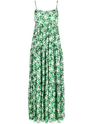 Макси рокля на цветя Borgo De Nor зелено