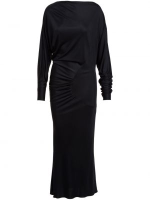 Dlouhé šaty Khaite čierna