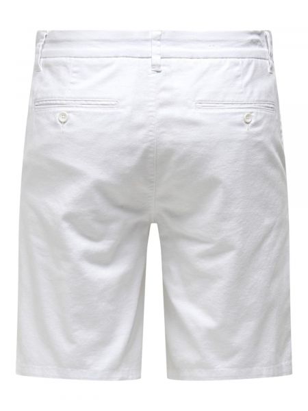 Pantaloni chino Only & Sons alb