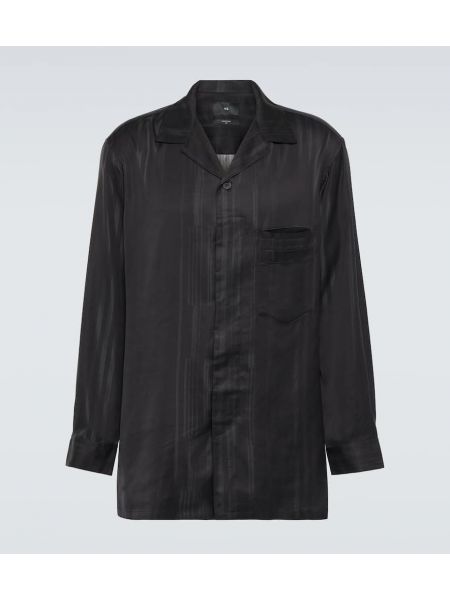 Chemise à rayures Y-3 noir
