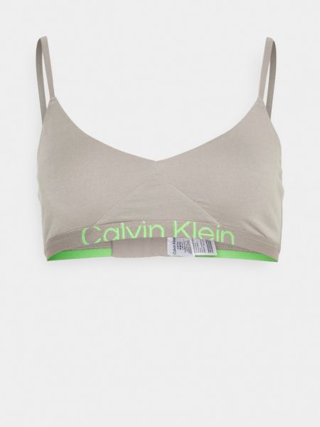 Biustonosz bezszwowy Calvin Klein Underwear beżowy