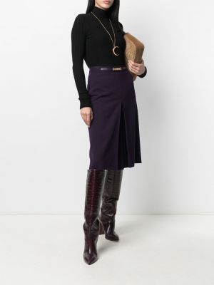 Falda Céline Pre-owned violeta