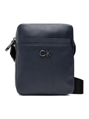 Τσάντα ώμου Calvin Klein μπλε