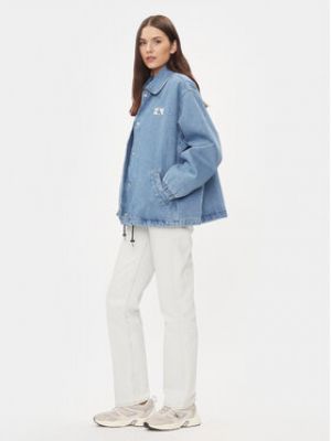 Džínová bunda relaxed fit Calvin Klein Jeans modrá