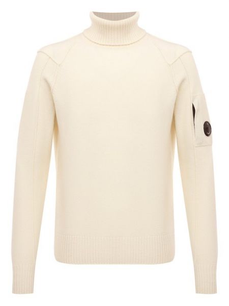 Шерстяной свитер C.p. Company белый