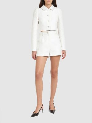 Jacquard kratke hlače Dolce & Gabbana bijela