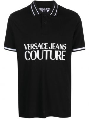 Поло тениска с принт Versace Jeans Couture