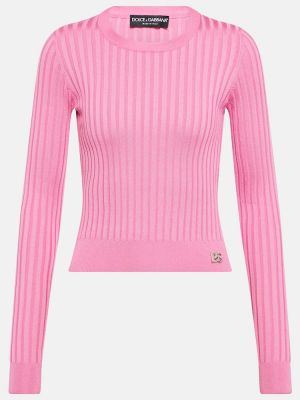 Silke kort sweater Dolce&gabbana pink