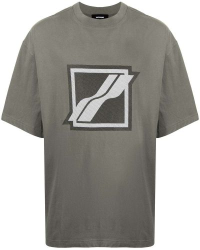 T-shirt à imprimé We11done gris