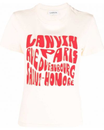 Camiseta con estampado Lanvin