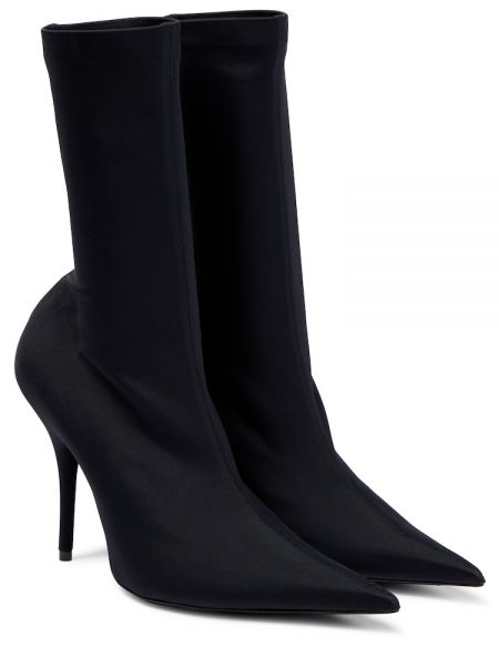 Členkové topánky Balenciaga čierna