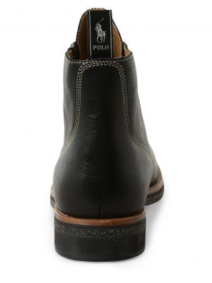 Μπότες με κορδόνια Polo Ralph Lauren μαύρο
