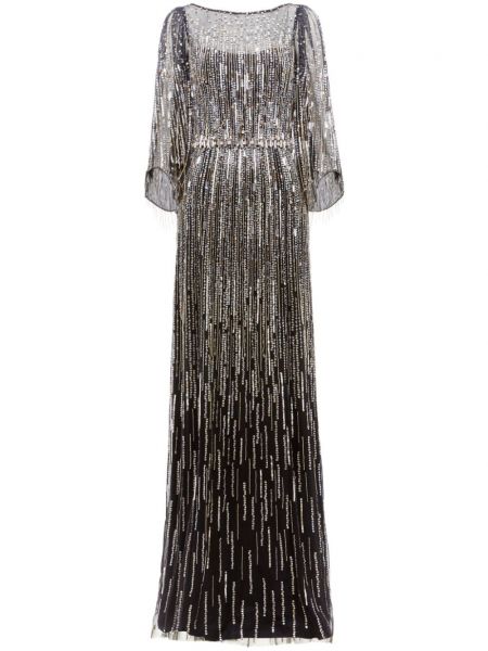 Lige kjole Jenny Packham sort