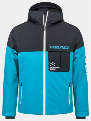 Priliehavá lyžiarska bunda Head modrá