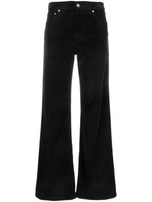 Voľné menčestrové džínsy Dondup čierna