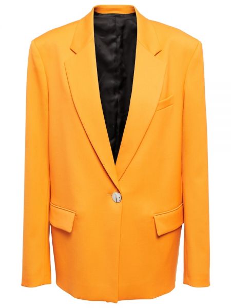 Woll blazer The Attico orange