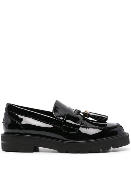 Loafers en cuir Stuart Weitzman noir