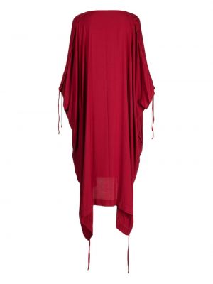 Maksi kleita ar drapējumu Isaac Sellam Experience sarkans