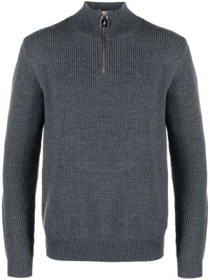 Пуловер с цип Jw Anderson сиво