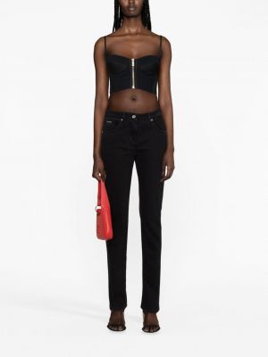 Slim fit distressed skinny jeans Dolce & Gabbana schwarz