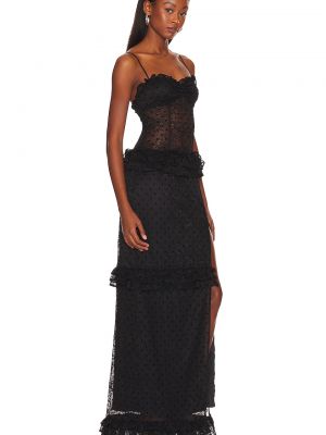 Кружевное платье Majorelle черное