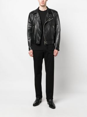 Kožená bunda Tom Ford černá