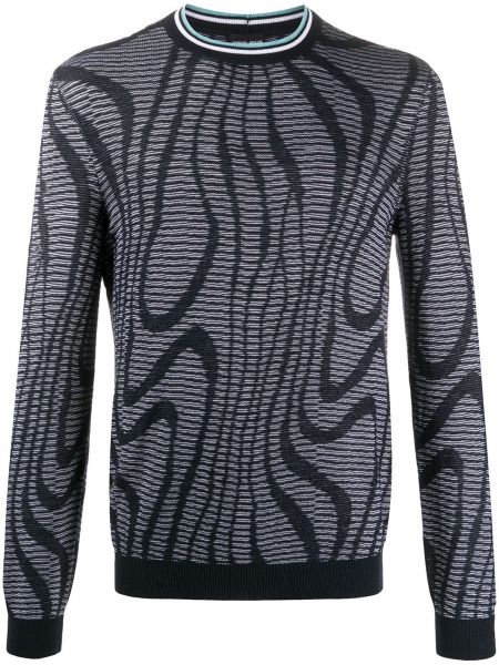 Jersey de tela jersey con estampado abstracto Giorgio Armani