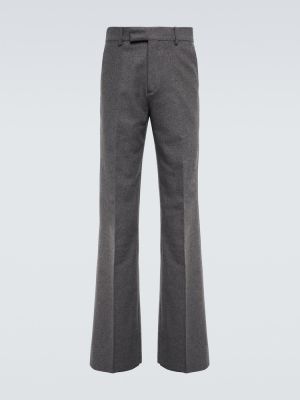 Flanelové vlněné kalhoty Amiri šedé
