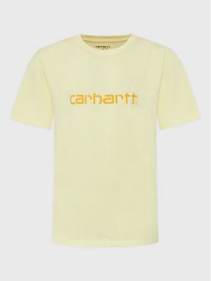 Marškinėliai Carhartt Wip geltona