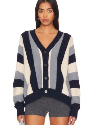 Кардиган The Great The Fluffy Slouch, Navy Stripe