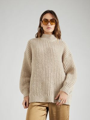 Relaxed fit megztinis Monki smėlinė