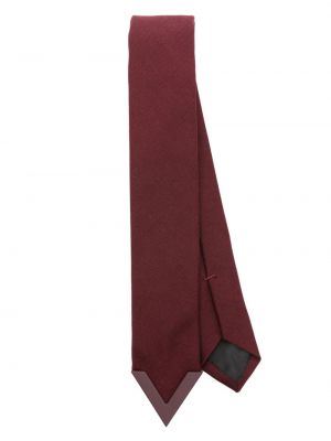 Cravată din bumbac Valentino Garavani roșu