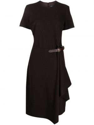 Kleid mit drapierungen Polo Ralph Lauren braun
