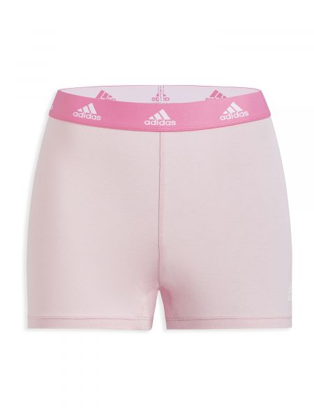 Спортивные хлопковые трусы-шорты Adidas розовые