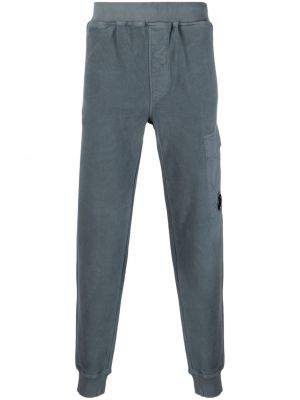 Bavlněné sportovní kalhoty C.p. Company šedé