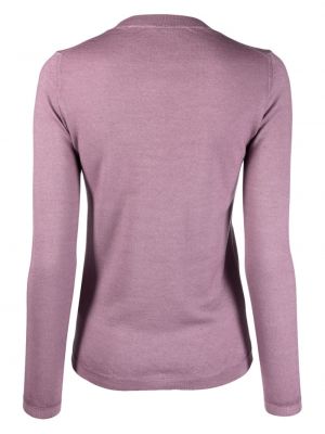 Vlněný svetr Aspesi fialový