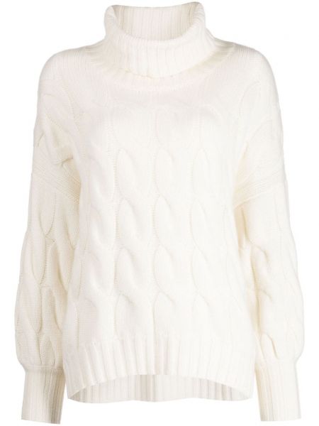 Chunky пуловер N.peal бяло