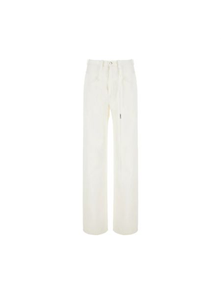 Białe proste jeansy Ann Demeulemeester